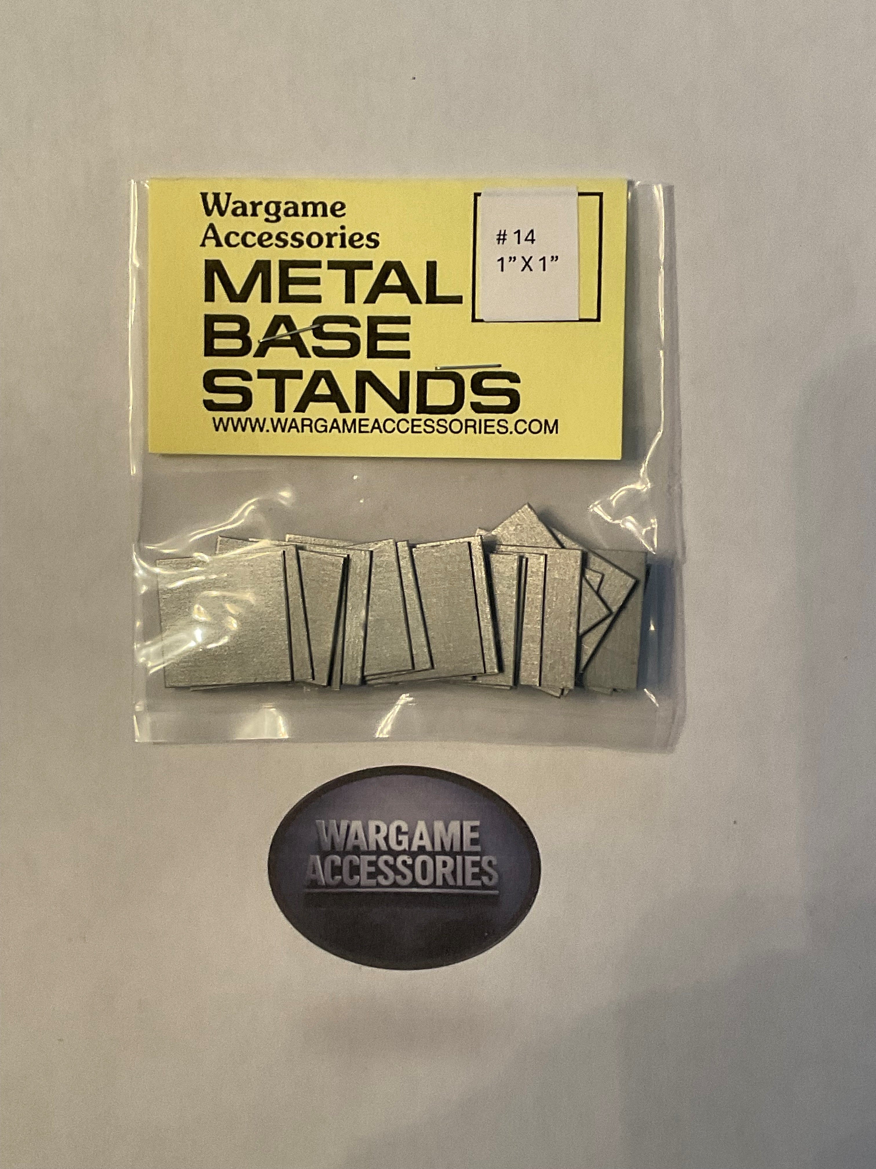 Metal Bases - US Standard (inches)