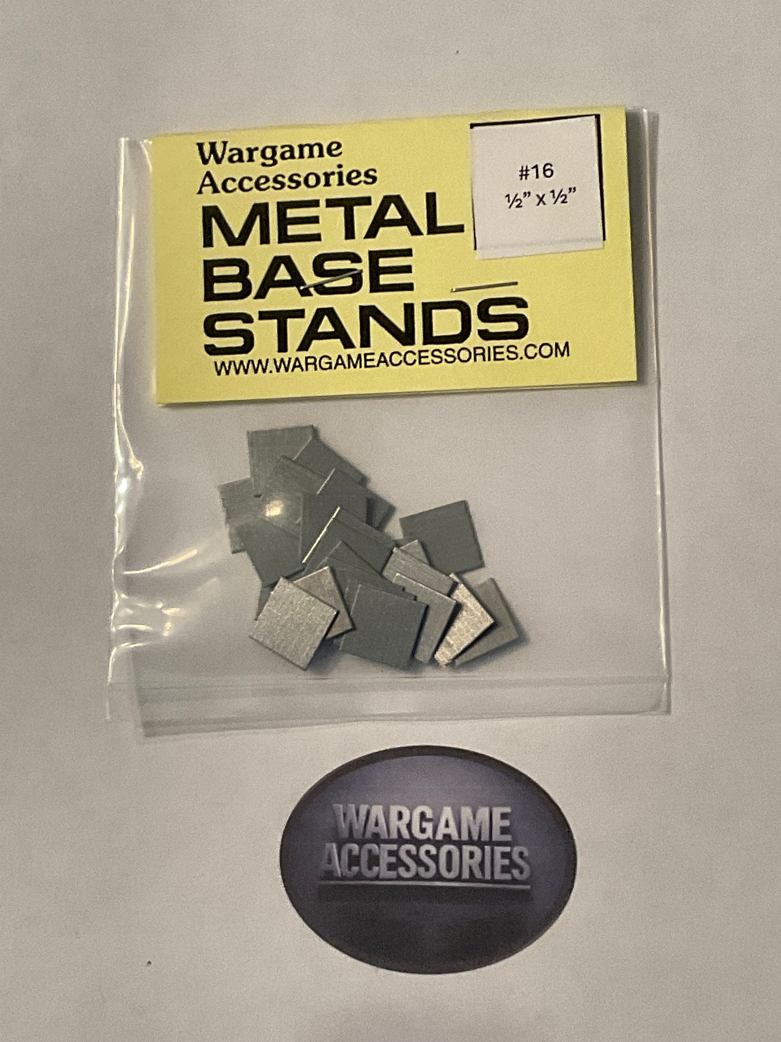 Metal Bases - US Standard (inches)