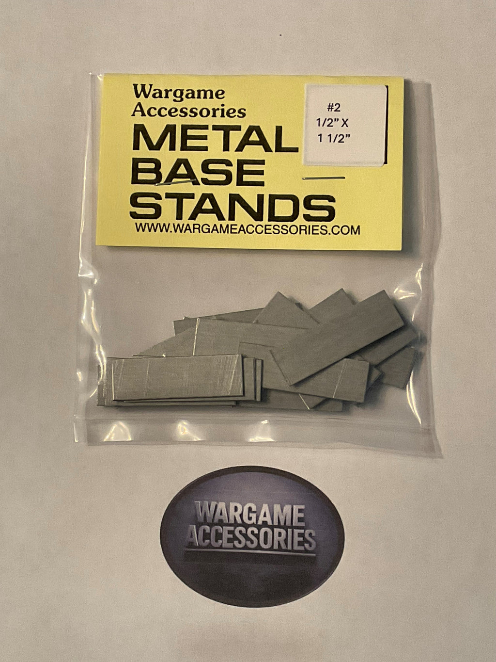 Metal Bases - US Standard (inches)