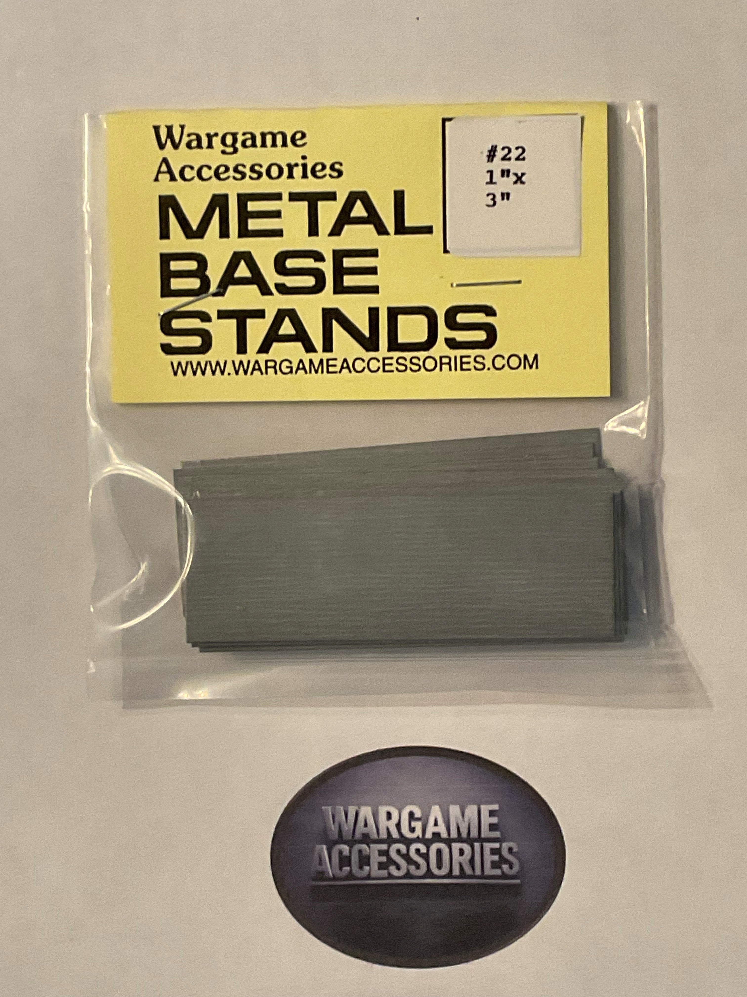 Metal Bases - US Standard (inches)