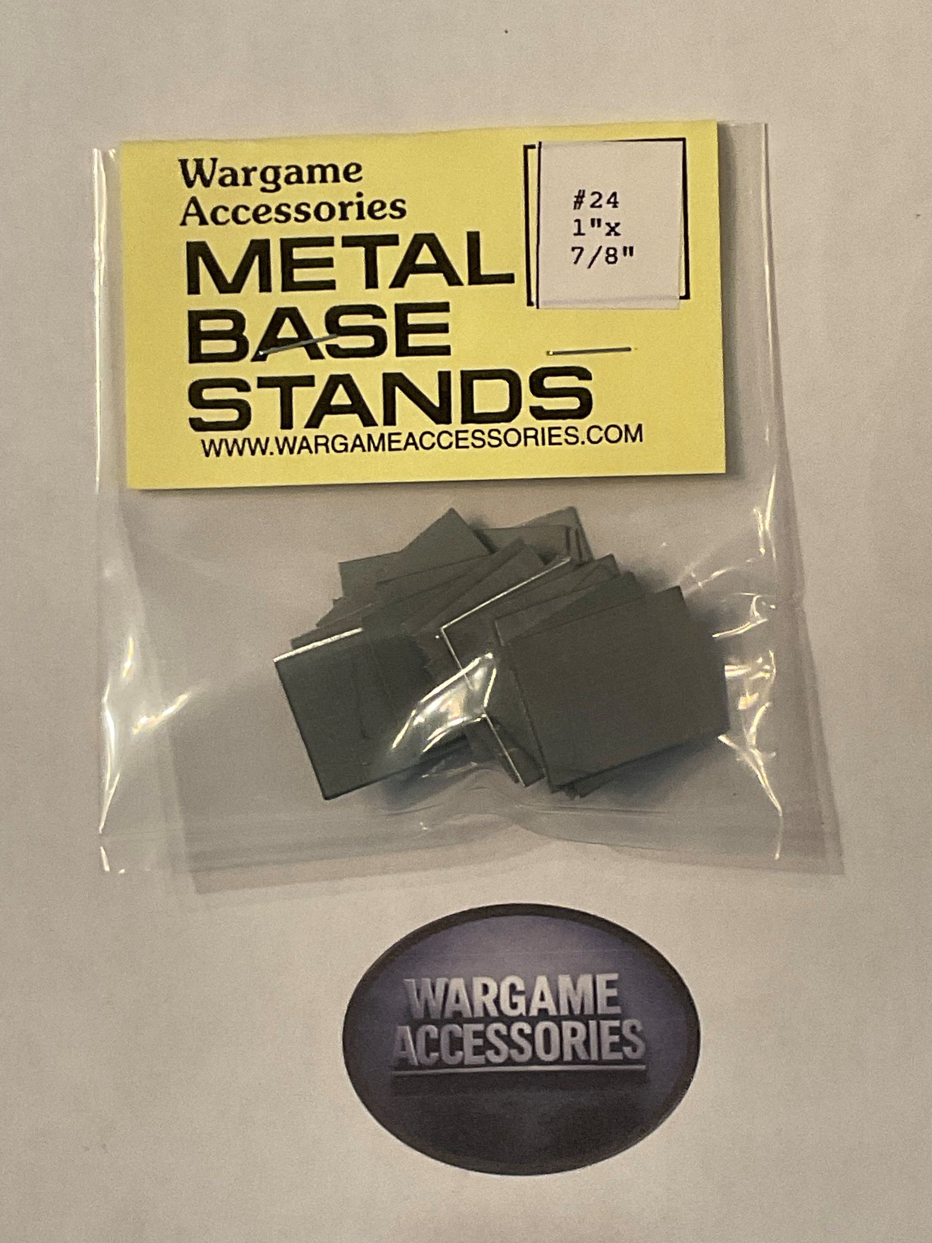 Metal Bases - US Standard (inches)