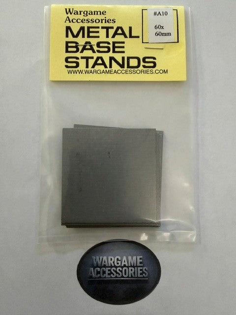Metal Bases - Metric Sizes (mm)