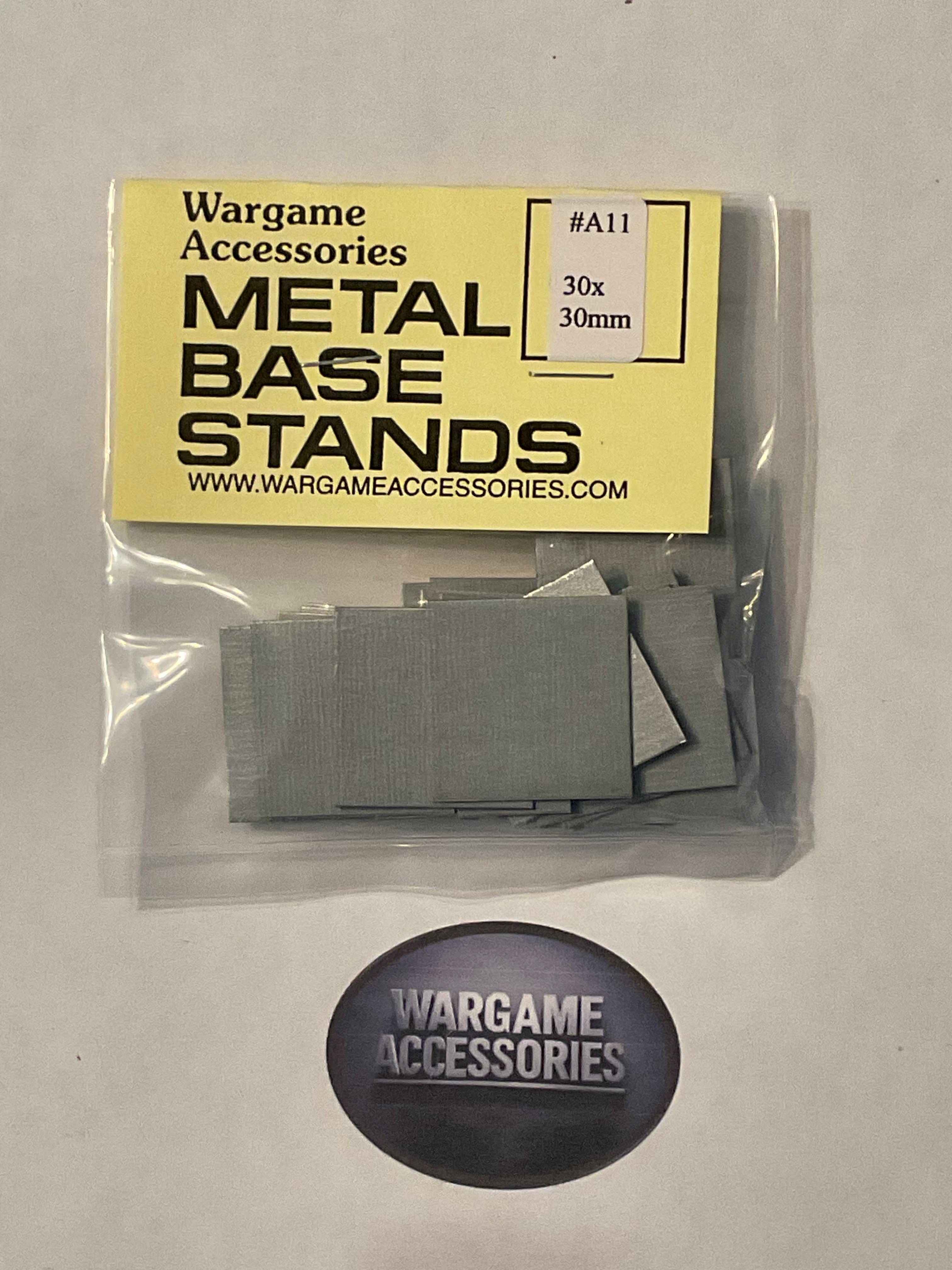 Metal Bases - Metric Sizes (mm)