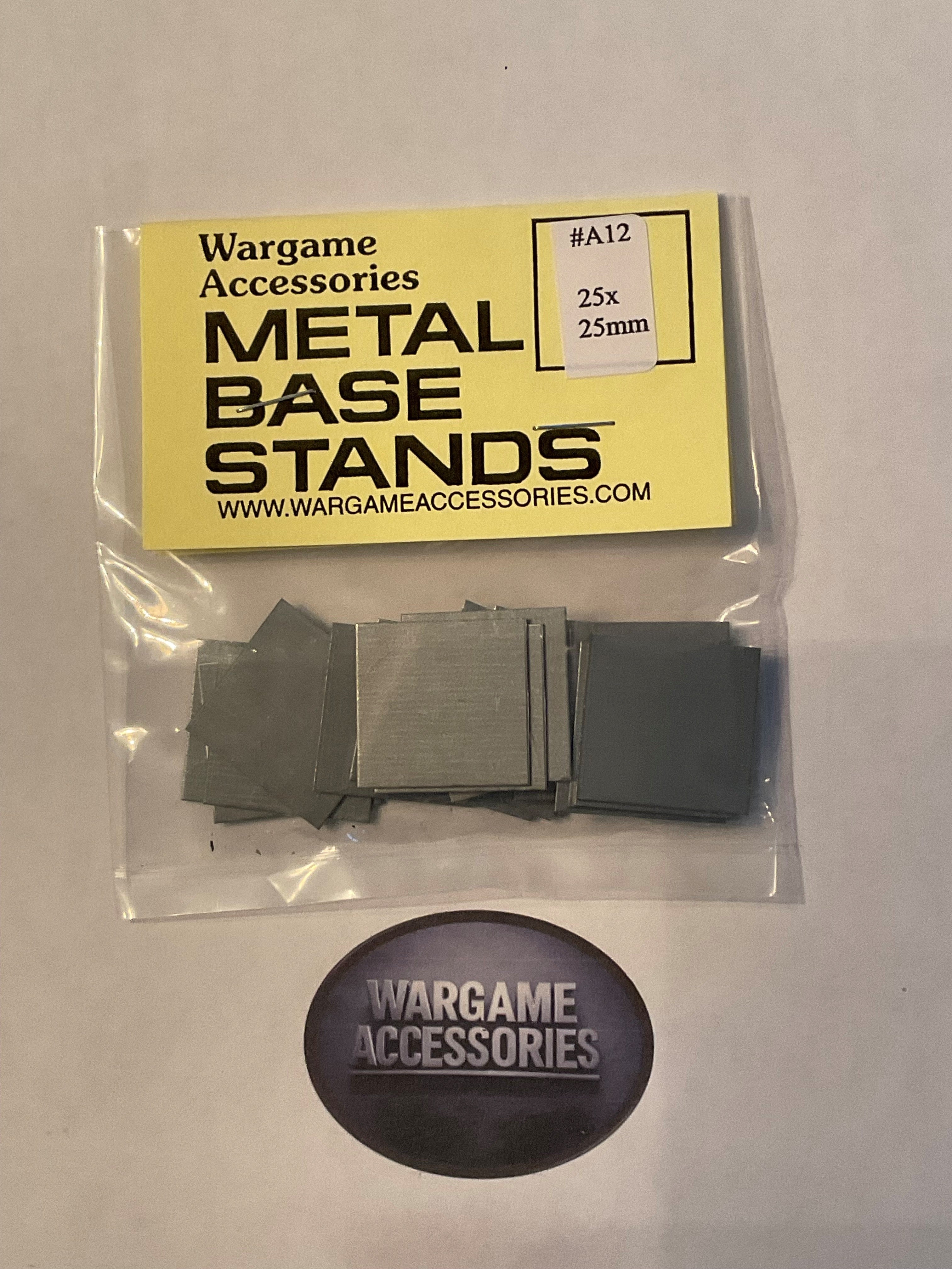 Metal Bases - Metric Sizes (mm)