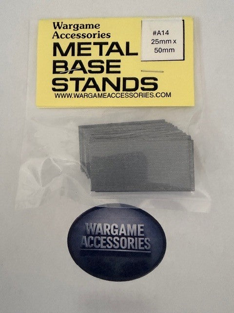 Metal Bases - Metric Sizes (mm)