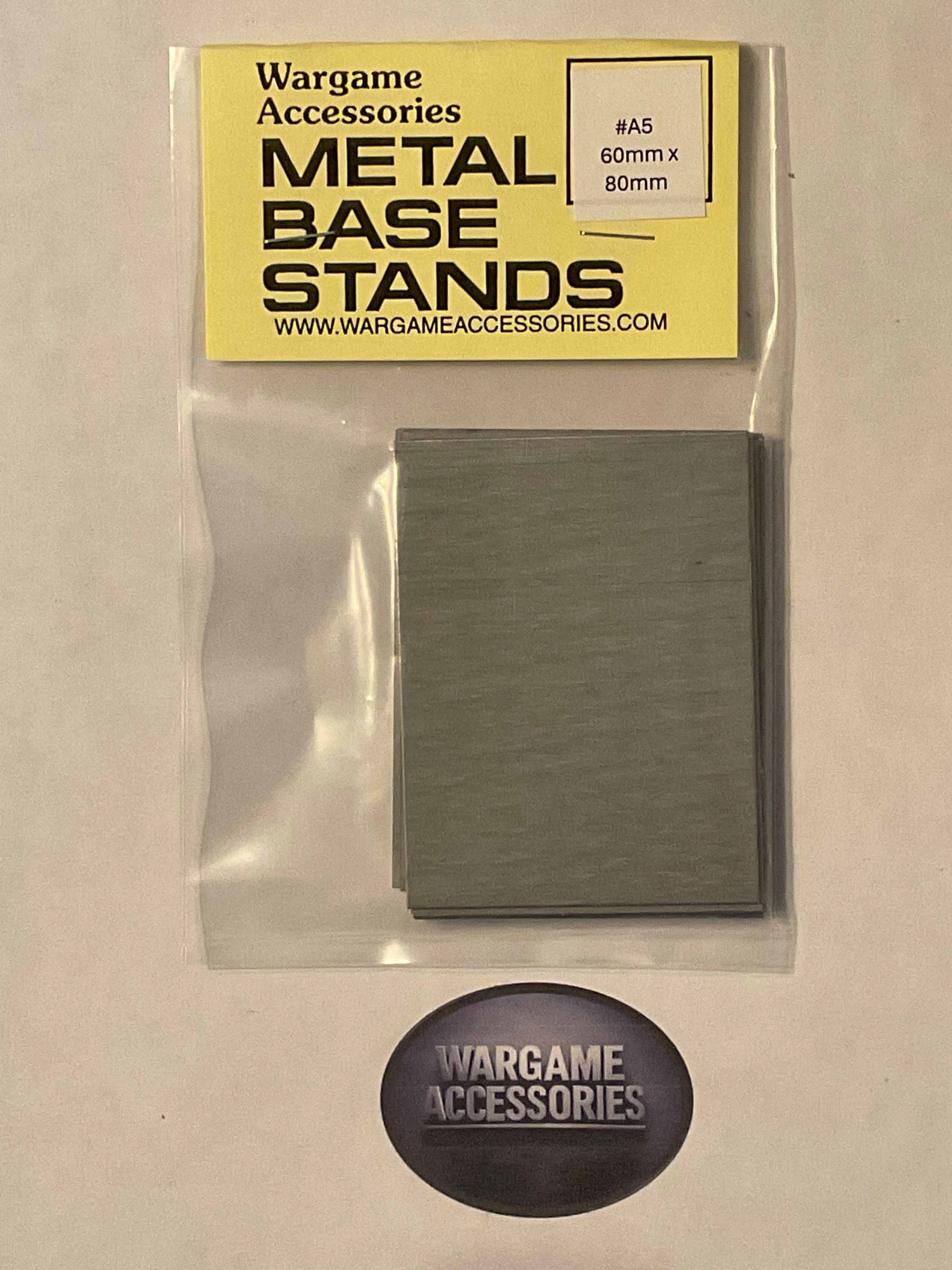 Metal Bases - Metric Sizes (mm)