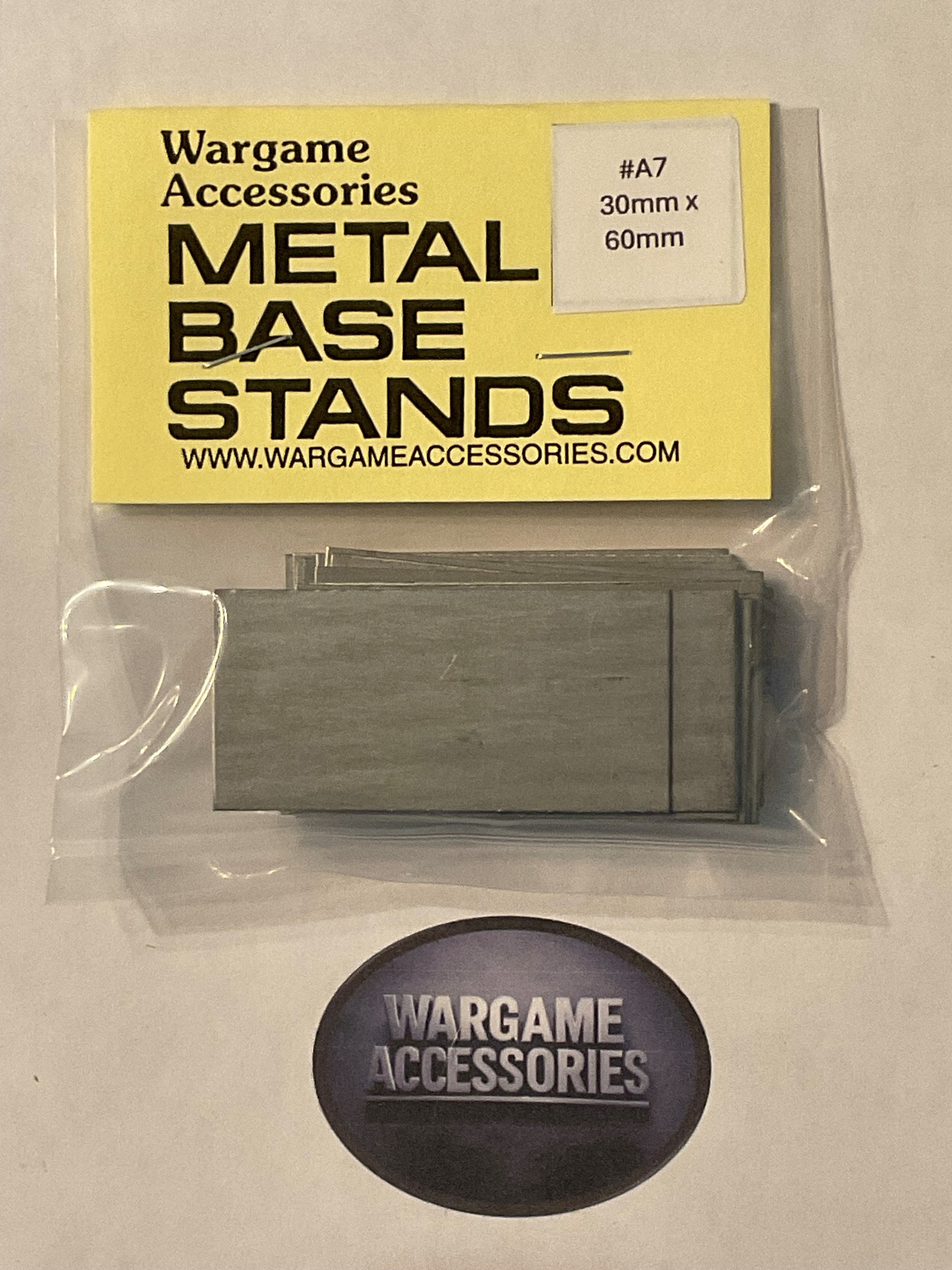 Metal Bases - Metric Sizes (mm)