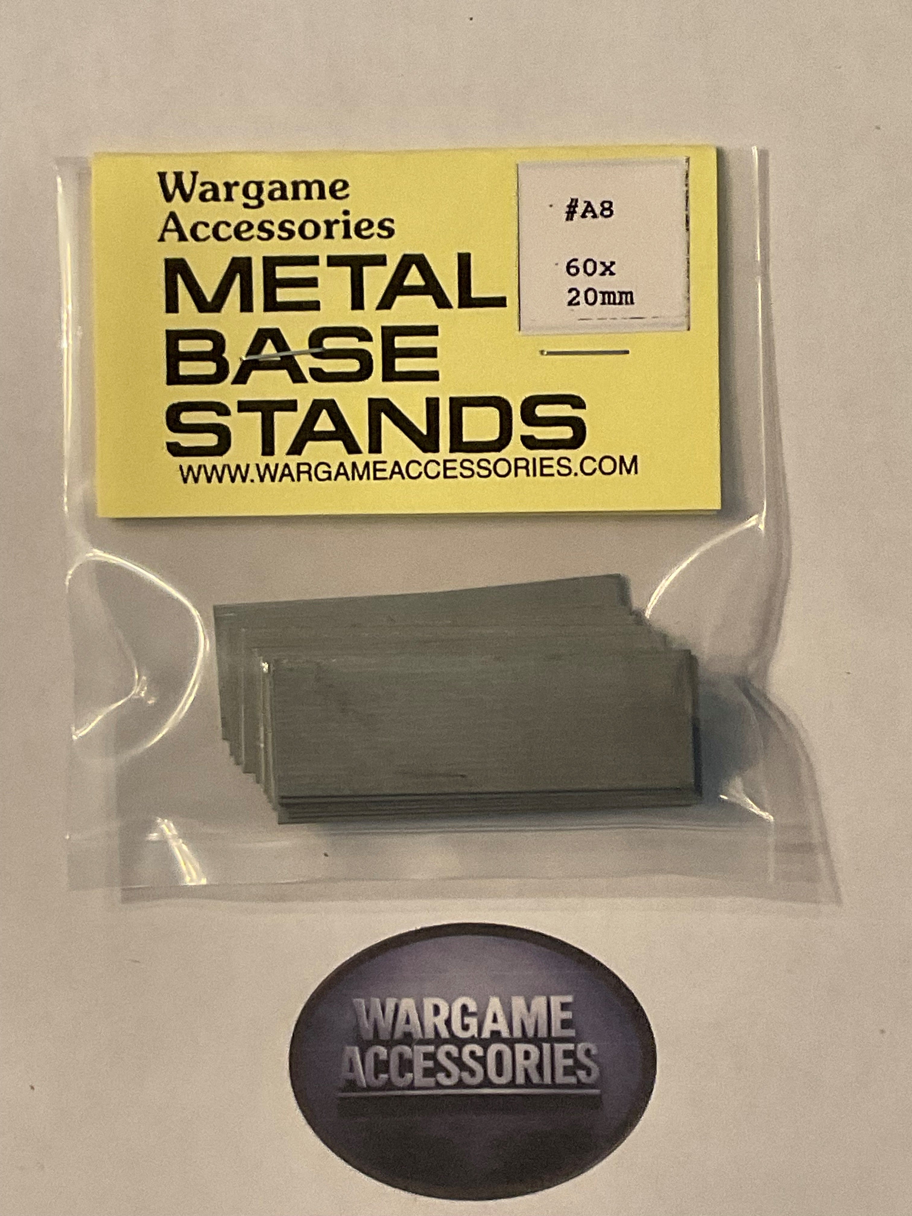 Metal Bases - Metric Sizes (mm)