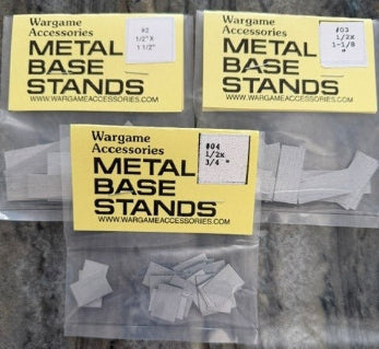 Metal Bases - US Imperial Sizes