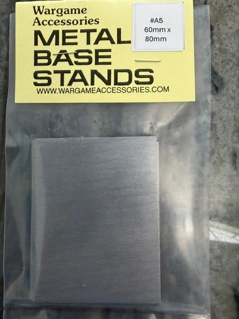 Metal Bases - Metric Sizes